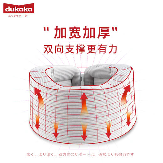 【现货】日本进口DUKAKA护颈脖套 环托护颈 透气 高弹 告别低头族 商品图5