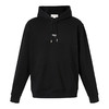 ALEXANDER MCQUEEN 亚历山大.麦昆 男士McQueen刺绣标识连帽卫衣 黑色 商品缩略图0