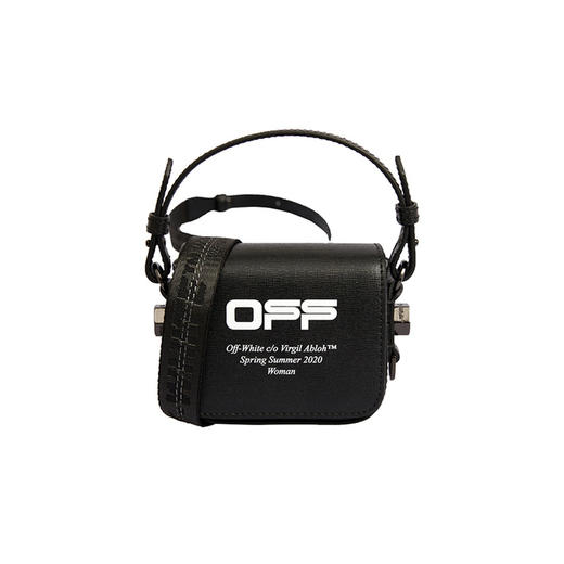 OFF WHITE 女士牛皮Logo图案印花腰包手提单肩包  OWNA087R20423073 商品图0