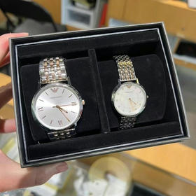 阿玛尼情侣套表，一套两支手表！💕情侣款 AR80014情侣款🌹执子之手，与子偕老