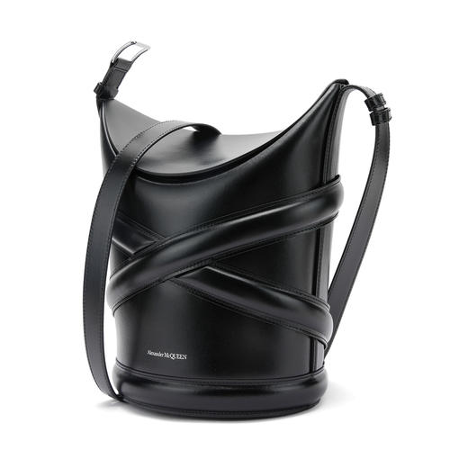 ALEXANDER MCQUEEN 亚历山大麦昆 男士单肩包 黑色 6916681AAGS1000 商品图1