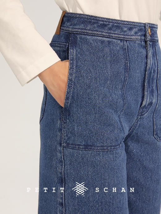 PETIT SCHAN小闪 CLO#216 Blue Kenting 蓝色垦丁 金葱牛仔短裤 商品图4