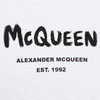ALEXANDER MCQUEEN 亚历山大.麦昆 2023春夏新品 男士McQueen Graffiti涂鸦圆领卫衣 白色 701285 QTZ11 0900 商品缩略图4