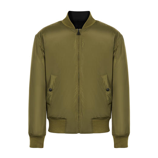 VERSACE JEANS COUTURE 范思哲 男士三角徽标装饰两面穿夹克外套 黑色 73GAS407 商品图2