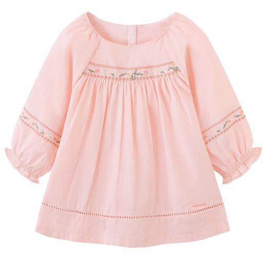 英氏23春款婴儿女宝童纯棉长袖淑女公主连衣裙子YRLAJ1P225A 商品图4