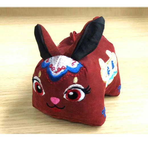 TANGY/天意2023春季新品莨绸绣花玉兔挂饰CL231417 商品图4