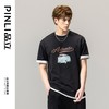 PINLI品立春季新款男士休闲体恤印花圆领短袖T恤BG231111045 商品缩略图0