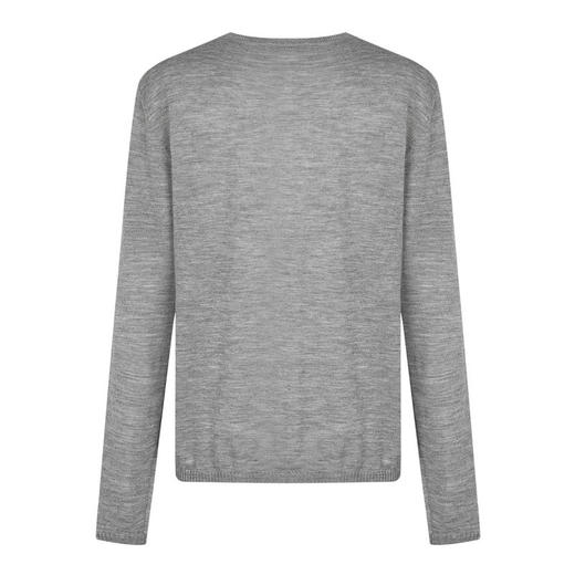 MAX MARA 2023春夏新品 女士纯色羊绒针织衫 灰色 MARMO 004 商品图1