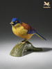 铜师傅全铜摆件 《铜师傅百鸟集》之靛冠噪鹛 家居饰品 商品缩略图2