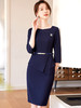 送腰带！酒店前台接待职业西装连衣裙女气质商务售楼部珠宝店工作服 商品缩略图2
