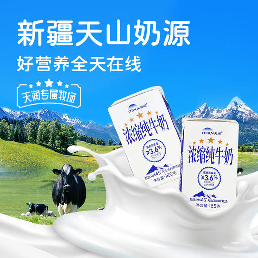 五星浓缩纯牛奶礼盒装 125g*20盒（蛋糕券价） 商品图3