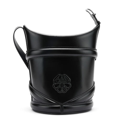 ALEXANDER MCQUEEN 亚历山大麦昆 男士单肩包 黑色 6916681AAGS1000 商品图2