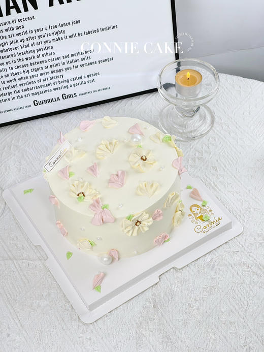 【1411】复古粉白刮花 商品图4