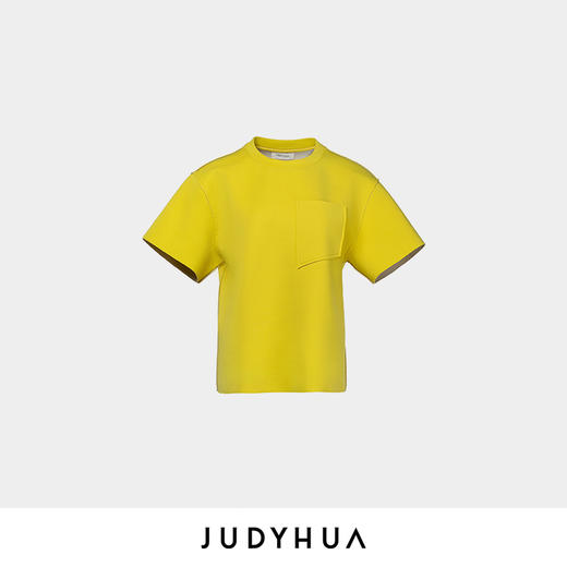 JUDYHUA 廓形口袋设计T恤 商品图3