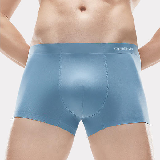 「九套配色！3条装」calejn kavjn男士内裤 男平角裤无痕莫代尔内裤头四角底裤内衣 商品图4