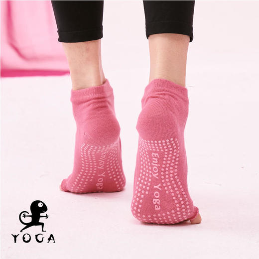 壁虎瑜伽【2302WZ225】防滑露背五指瑜伽袜【5天发货】 商品图4