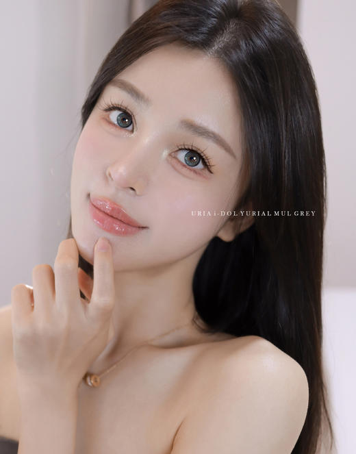 idol yurial 水光蓝灰 半年抛 14.0mm 含硅水凝胶 商品图2