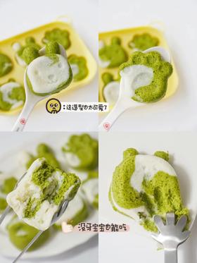 【辅食厨房】青菜山药蒸糕🌿