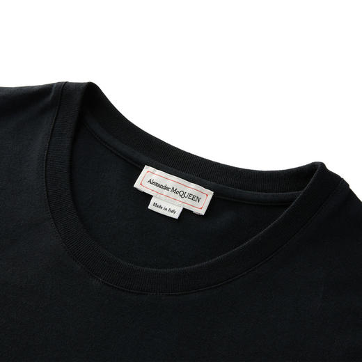 ALEXANDER MCQUEEN 亚历山大.麦昆 2023春夏新品 男士图案印花长袖圆领T恤 商品图3