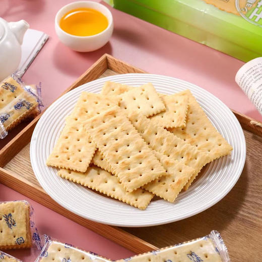 马妈妈无蔗糖苏打饼干奶盐味368g 商品图1