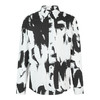 ALEXANDER MCQUEEN 亚历山大麦昆 2023春夏新品 男士字母涂鸦印花衬衫 黑色 704922 QTO66 商品缩略图0