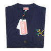 KENZO 高田贤三 男士logo虎尾刺绣V领针织开襟衫 蓝色 FC65CA3423LA 商品缩略图2