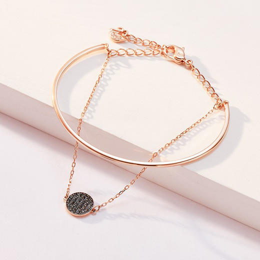 【一般贸易】Swarovski/施华洛世奇正品手镯二合一双层球拍手链 商品图3