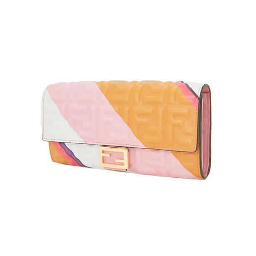 FENDI 芬迪FF Logo条纹手拿包8N0186 AK2K 商品图1