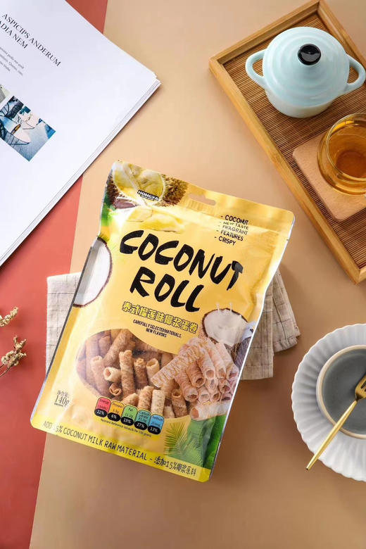 泰式榴莲味椰浆卷140g 商品图0