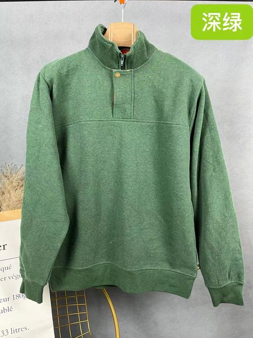 迎418A2-2/A3-2/ ORVIS 针织立领拉链净色套头衫 商品图9