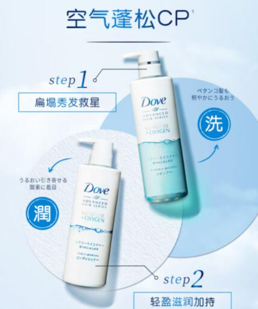 【女神节】多芬空气丰盈保湿洗发露480g 日本进口洗发乳 商品图2