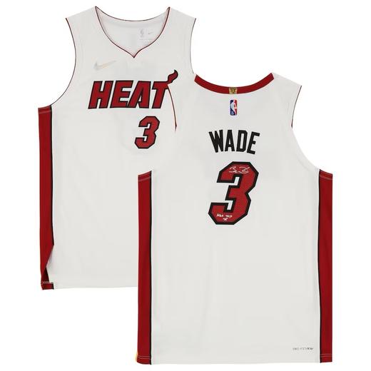 收藏系列 韦德 热火队3号白色 加签75大 亲笔签名球衣 商品图7