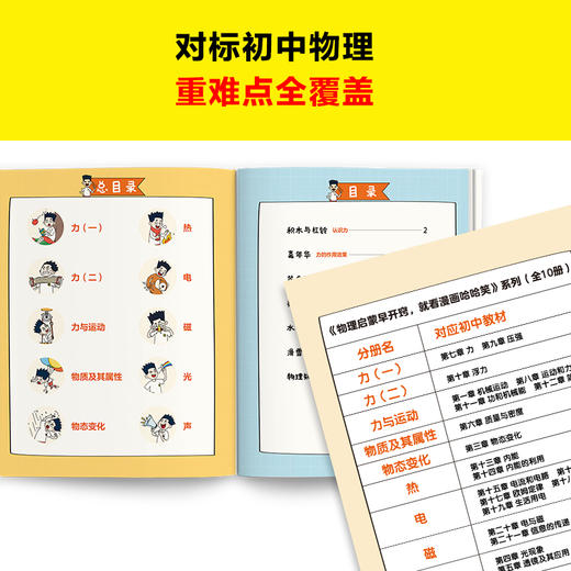 【小读客】物理启蒙早开窍，就看漫画哈哈笑（全10册）（地球为什么有重力？雨后为什么有彩虹？哈哈一笑物理启蒙！6岁+） 商品图5