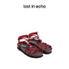 lost in echo细绑带平底舒适罗马编织度假沙滩勃肯凉鞋 商品缩略图0