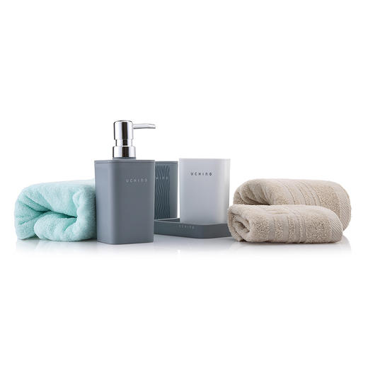 【分仓直发包邮】内野素色静雅卫浴七件套礼盒组JD71672-N 商品图2