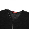 MAX MARA 2023春夏新品 女士修身V领针织衫毛衣 黑色 FLINT 商品缩略图3