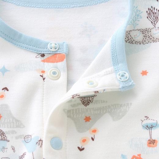 英氏婴儿衣服新款四季莫代尔连体蛤衣爬服居家新生儿YLAAJ02017A YLHAJ02020A 商品图2