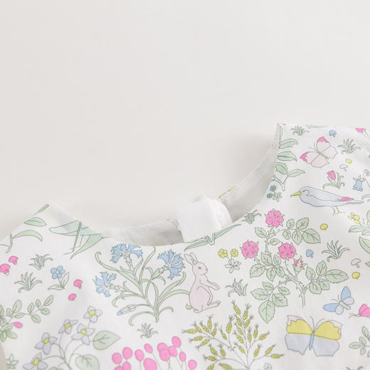 【马克珍妮 芦芙】夏装新款 女童清新碎花轻盈网纱裙230002 商品图7