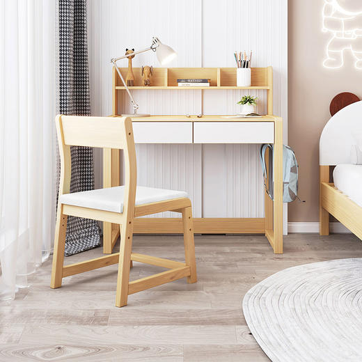 喜梦宝现代书桌电脑桌办公书桌简约写字台书房家具环保 可可熊 商品图0