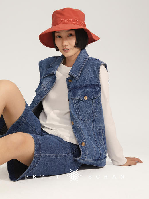 PETIT SCHAN小闪 CLO#216 Blue Kenting 蓝色垦丁 金葱牛仔短裤 商品图3