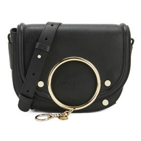 Chloe 蔻依 SEE BY CHLOE 女士牛皮翻盖斜跨单肩马鞍包  CHS19WSA29388