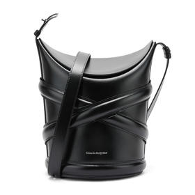 ALEXANDER MCQUEEN 亚历山大麦昆 男士单肩包 黑色 6916681AAGS1000