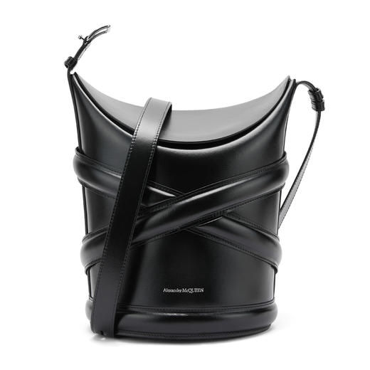 ALEXANDER MCQUEEN 亚历山大麦昆 男士单肩包 黑色 6916681AAGS1000 商品图0