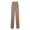MAX MARA 麦丝玛拉 女士SHEREE格纹长裤 棕色格纹 商品缩略图0