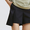 谜底短裤2023夏季新款舒适修身棉质A型休闲百搭裤子女235MK6035 商品缩略图3