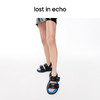 [捡漏价]lost in echo夏季新款设计师品牌休闲厚底增高填充双条带凉鞋凉拖 商品缩略图3