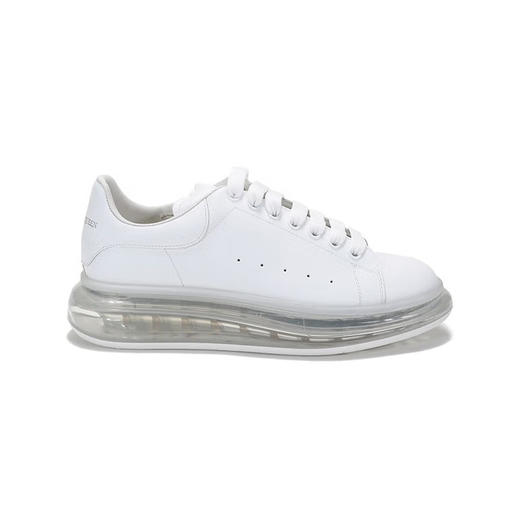 ALEXANDER MCQUEEN 亚历山大.麦昆 MCQ 男士阔型透明底运动鞋小白鞋 黑尾 商品图2