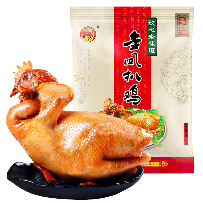 金凤/ 扒鸡700g（彩袋装）
