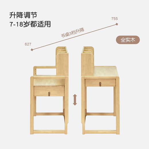 喜梦宝现代书桌电脑桌办公书桌简约写字台书房家具环保 可可熊 商品图2