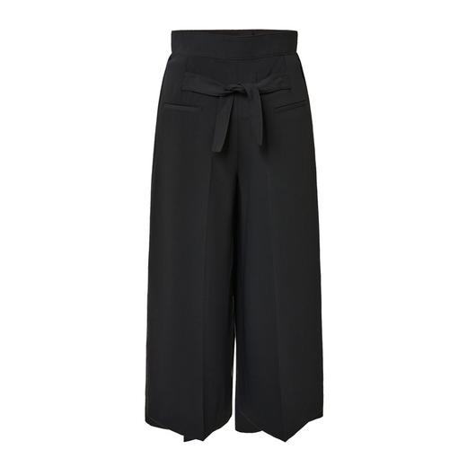 Chloe 蔻依 SEE BY CHLOE 女士九分阔腿长裤 黑色 CHS22SPA02012 商品图1